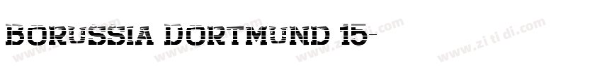 Borussia Dortmund 15字体转换